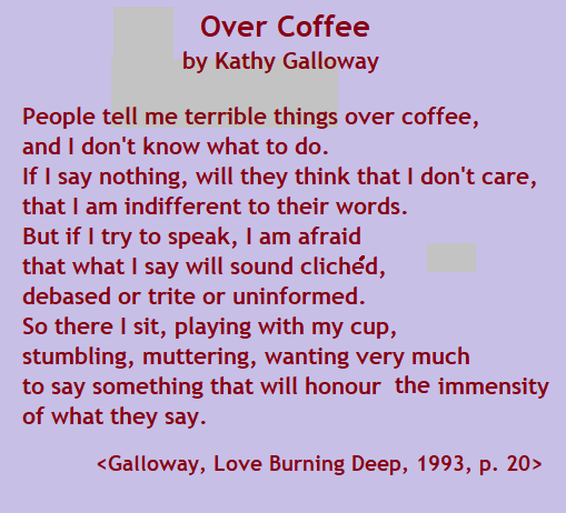 over coffee